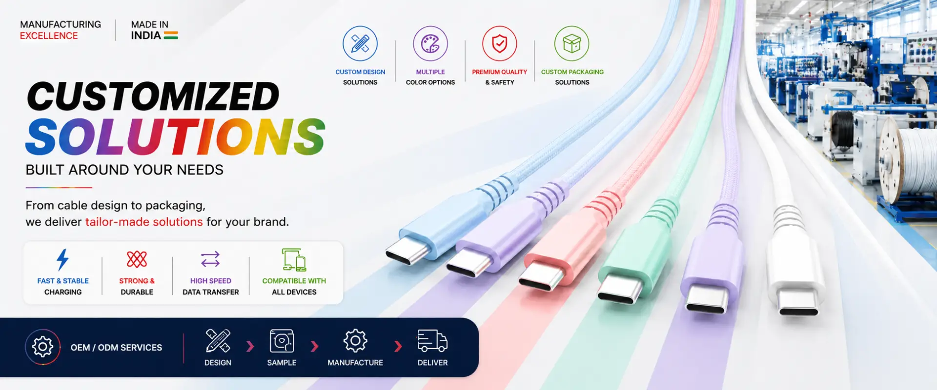 Custom Data Cables Manufacturing